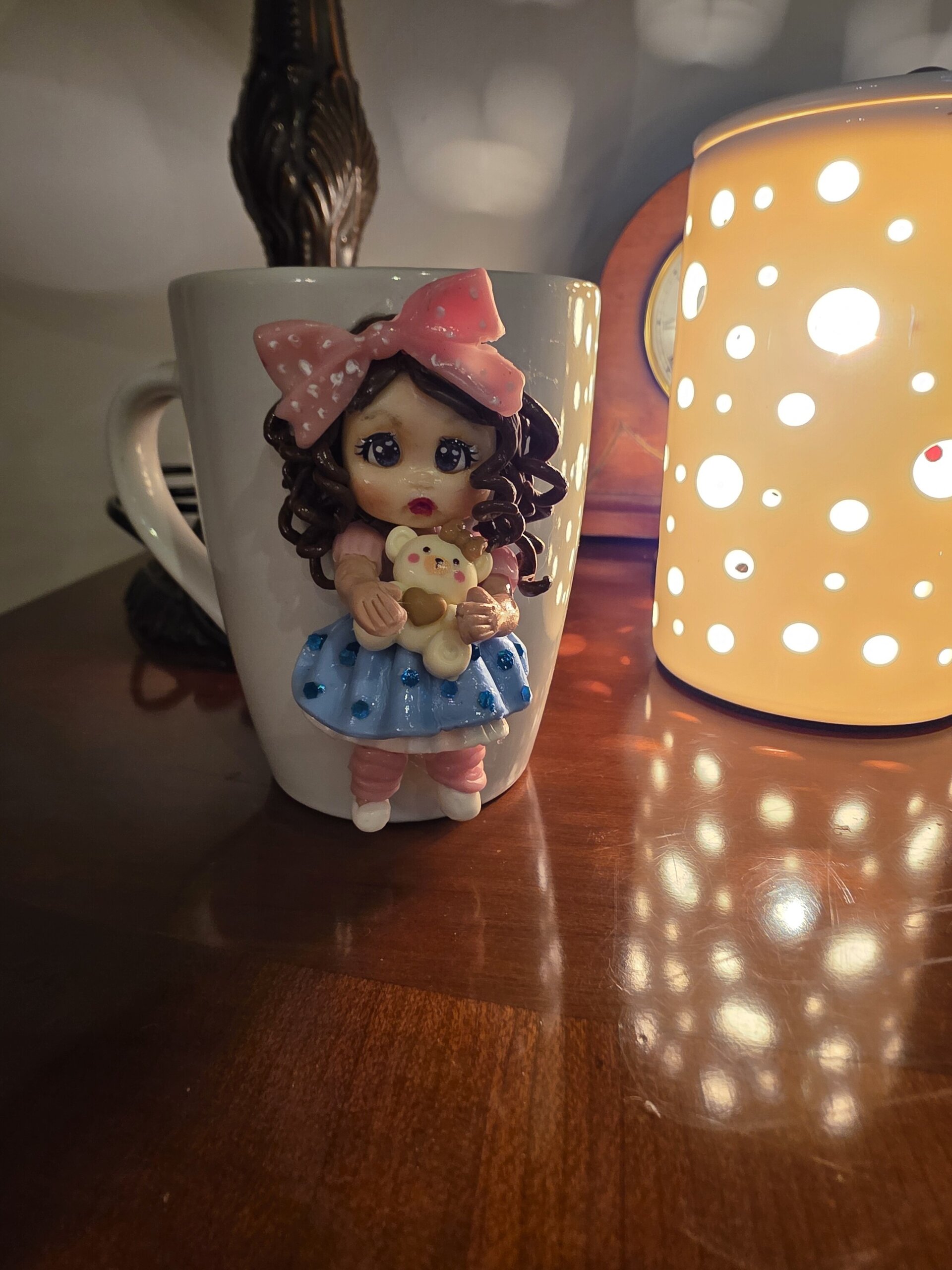 Tazas decoradas con porcelana fria - 3