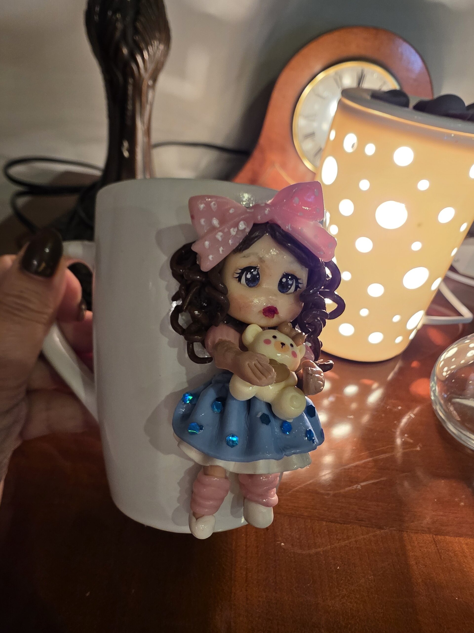 Tazas decoradas con porcelana fria - 2